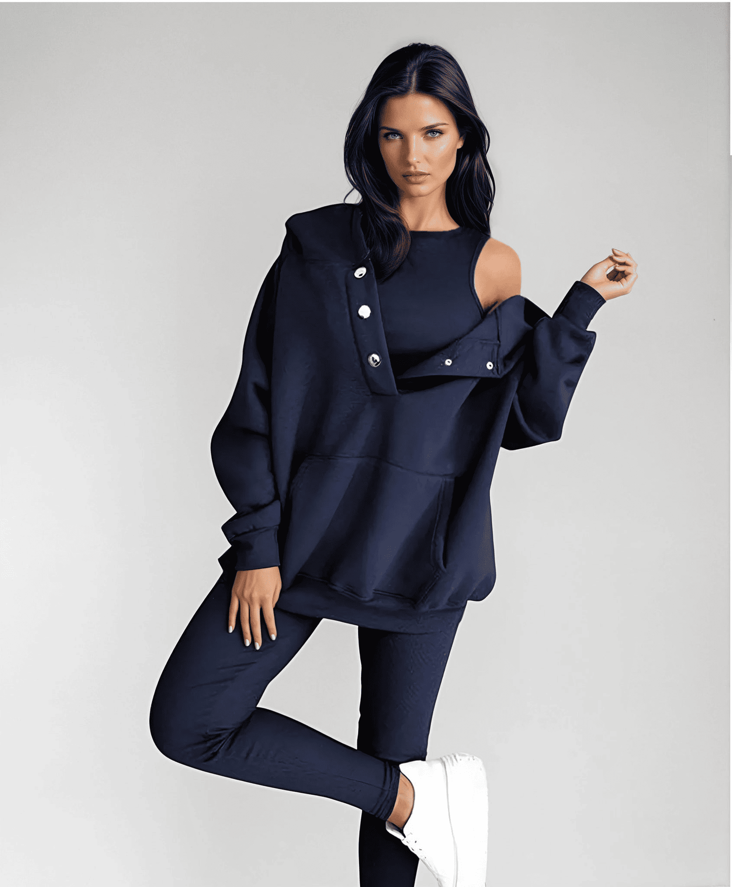 Ensemble 3 Pièces Élégance – Confort & Style Complet