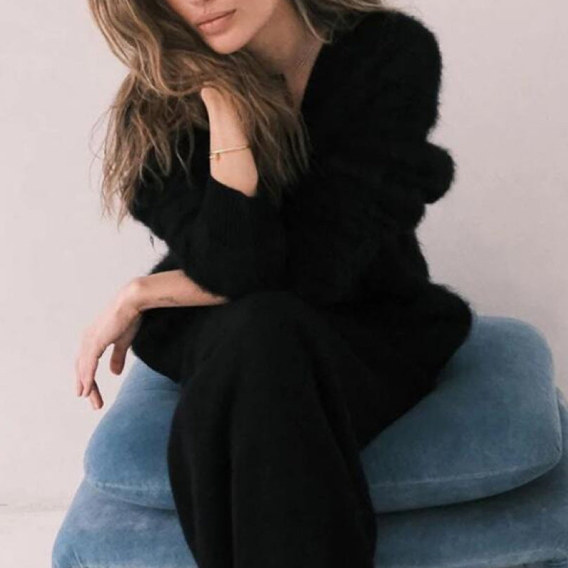 Cardigan Élégance Douce – Maille Moelleuse & Coupe Intemporelle