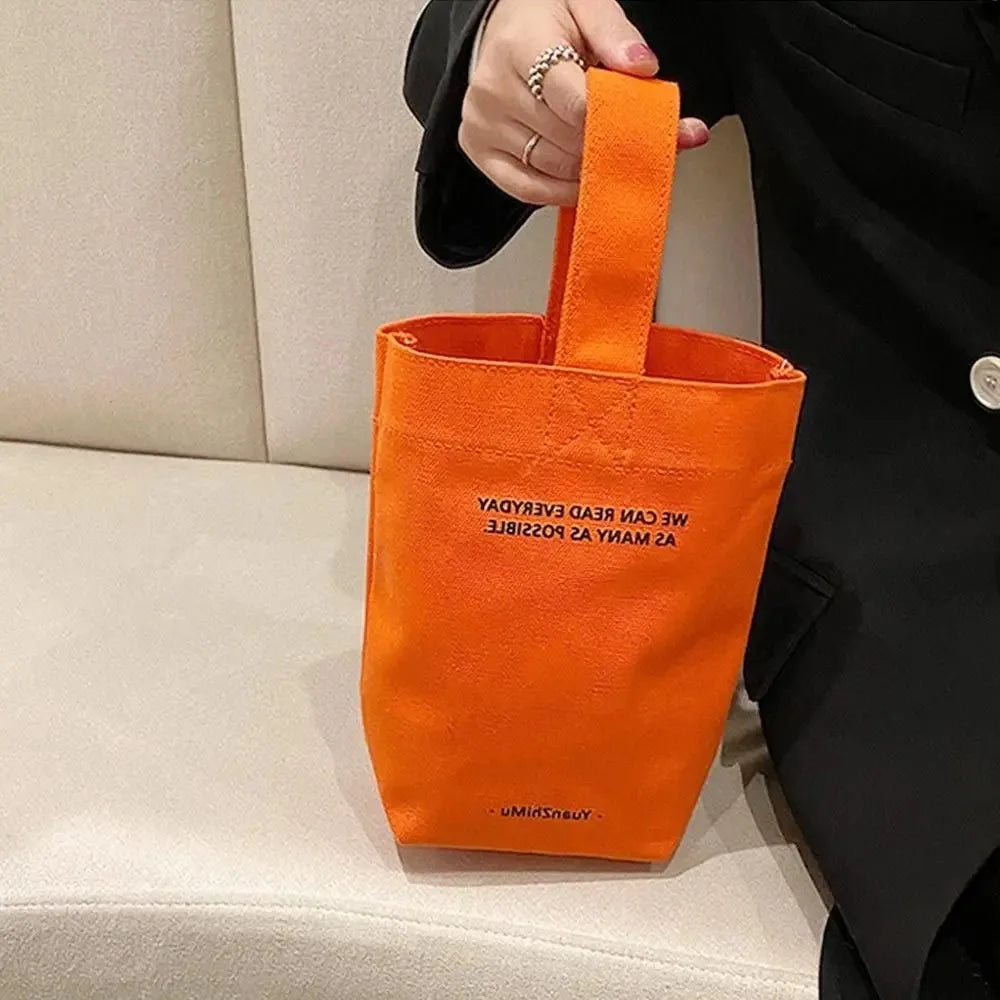 Sac Seau Femme en Toile – Motif Lettres, Grande Capacité & Style Casual Tendance