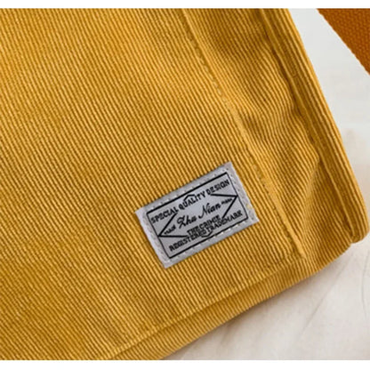 Sac Carré Femme en Velours – Grande Capacité, Multifonction & Style Vintage Casual